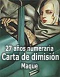 Carta dimisión de Maque