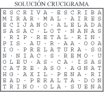 Solucion crucigrama amapola