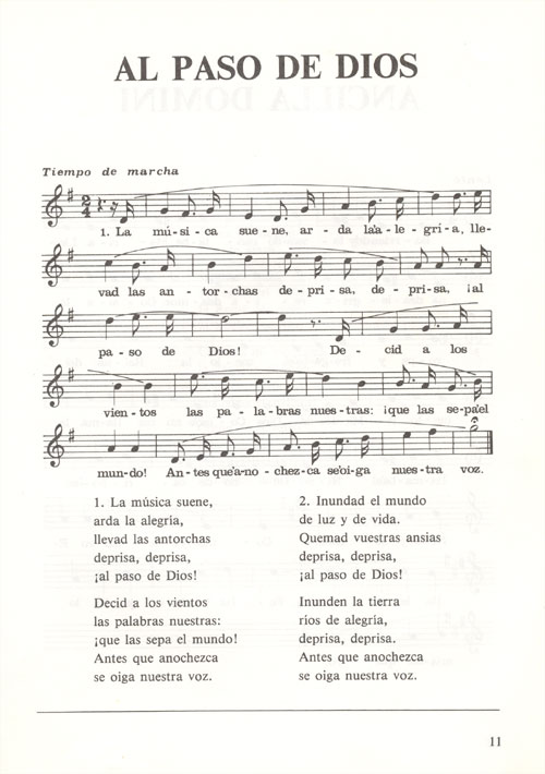 Al paso de Dios