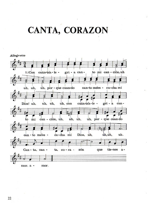 Canta, corazón