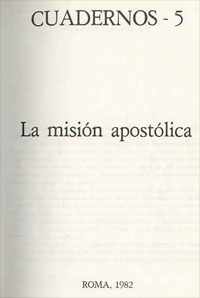 Cuadernos 5: La misin apostlica