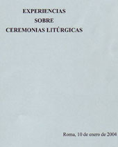 Experiencias sobre ceremonias litrgicas 